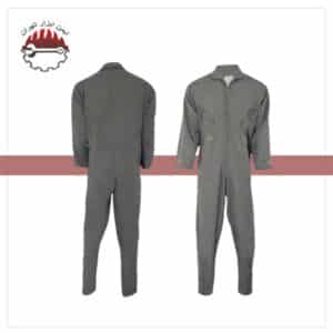 لباس کار یکسره خلبانی خاکستری
