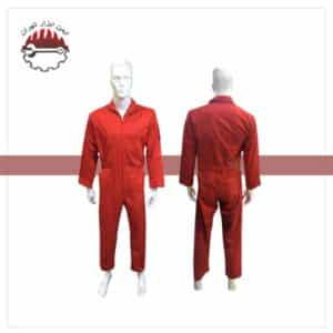 لباس کار یکسره جوشکاری آرگون قرمز